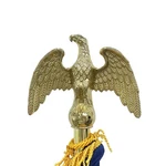 Frf Gold Eagle Head Topper For Indoor Flagpoles, Unbreakable Zinc Alloy 1-I. Fixed Price $59.98.