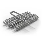 (pack Of 200) 6 Inch X 1 Landscape Fabric Garden Anchor Pins. Fixed Price $35.13.