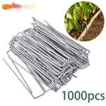1000 Pack 11 6" Gauge Landscape Staples Garden Stakes Galvanized Sod. Fixed Price $63.33.