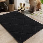 Lochas Black Indoor Mat 20X32 Inch, Rubber 1'8" 2'8" (20" 32"),. Fixed Price $18.55.