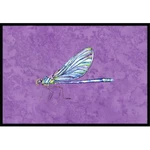 Carolines Treasures 8865MAT Dragonfly Purple Indoor Outdoor Doormat - 1.... Fixed Price $32.04.