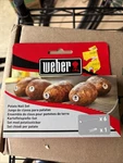 Weber Potato Set Silver Stainless Steel Reusable 6488 Holder Modern. Fixed Price $14.99.