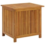 Vidaxl Wooden Deck Box - Outdoor Teak Storage Chest, Ideal For Patio Furniture. Fixed Price $236.99.