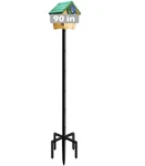 Mokeyder Bird House Pole Mount Kit, Insert GROUND-90INCH 1PACK, Black. Fixed Price $53.90.