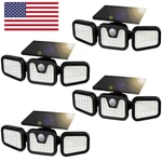1-4PCS Three Modes Solar Wall Light Led Motion Sensor Bright Flood Street Lamp. Fixed Price $35.98.