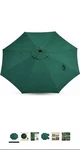 Umbrella Replacement Canopy 9FT 8 Ribs, Texture Poly Fabric W/r & Uv Protective. Fixed Price $34.99.