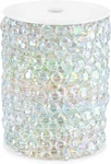 99FT Acrylic Crystal Garland, Iridescent Shimmer Diamond-shaped Bead Str. Fixed Price $21.95.