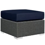 Modway Sojourn Outdoor Patio Sunbrella Ottoman, Canvas Navy EEI-1855-CHC-NAV. Fixed Price $279.99.
