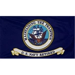 Annin Flagmakers 977524 3 Ft. X Nyl-glo U.s. Navy Retired. Fixed Price $61.20.