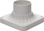 Maxim 2001 White Square Aluminum Pier Mount With 3" Fitter. Fixed Price $20.23.