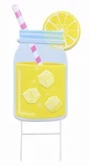 New Lemonade Mason Jar Yard Stake Summer Outdoor Garden Decor 25" Drink Sign. Fixed Price $20.99.