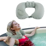 Mabozoo U-shaped Hot Bathtub Pillow,inflatable Spa Pillows For With A.... Fixed Price $21.19.