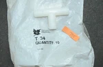 Green Leaf T34 1/2" Hose Barb White Nylon Tee Adapter 5 Qty Lot. Fixed Price $34.99.