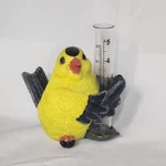 Michael Carr Goldfinch Rain Gauge. Fixed Price $20.00.