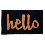 Calloway Mills Script Hello Doormat Black Natural 30X48 Entryway Coir Rug. Fixed Price $100.68.