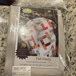 Sweet Jane's Tea Party Quilt Kit, Charm Pack, Jelly Roll, Layer Cake Friendly. Fixed Price $59.99.