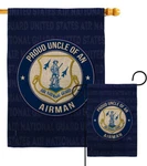 Proud Uncle Airman Burlap Garden Flag National Guard Armed Forces. Fixed Price $30.95.
