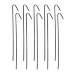 Pinnacle Mercantile 10 Pack Tent Stakes Metal Garden Edging Fence Hooks Pegs .... Fixed Price $12.15.