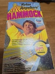 Vintage Algoma Relax Anywhere Nylon Net Hammock New Box Usa Made. Fixed Price $93.00.