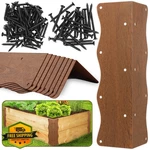 8 Pcs Raised Garden Bed Corner Brackets Heavy Duty Metal L-shape Brown. Fixed Price $55.99.