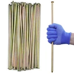 25 Pcs 16 Inch Landscape Stakes, Heavy Duty Galvanized Rebar Anchor For Paver.... Fixed Price $79.58.