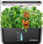 Efficient Hydroponic Planter With Led Grow Light - 10 Pods Herb And Veggie Kit. Fixed Price $70.00.