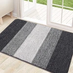 Kitinjoy Indoor Mat, 32X20 Non-slip Absorbent Dirt 32'' 20'', Grey. Fixed Price $18.20.