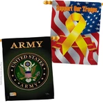Breeze Decor Army House Flag - Pack Armed Forces Rangers United State American. Fixed Price $73.19.