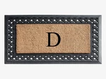 A1HC Monogrammed Coir Door Mat 23" X 38" - Heavy Duty Rubber Backing & Natura.... Fixed Price $81.29.