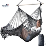 Hammock Chair Handmade Hanging Cotton Rope Woven Seat Soft-spun La. Fixed Price $57.64.