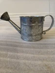 Miniature Vintage Galvanized Metal Decorative Water Can Flower Planter 4.5 Tall. Fixed Price $12.99.