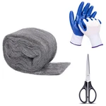 Apalie 1PACK Steel For Mice Control 3.2" X10.5 Ft Wool, Gap Filler Home. Fixed Price $12.65.