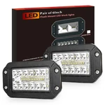 Flush Mount Led Light Pods, Bunker Indust 2PCS Inch Spot Flood Combo Beam 6.... Fixed Price $32.90.