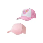 Peppa Pig Toddler Girls Pink 2 Pack Baseball Cap And Solid Hat (osfm). Fixed Price $19.99.