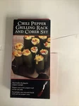 Charcoal Companion Chili Pepper Grilling Rack And Corer Set New Box. Fixed Price $14.50.