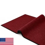 Luxurux Heavy Duty Rubber - Red Stripe Indoor/outdoor 2X6FT. Fixed Price $49.67.