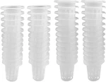 50 Pack 1.77" Garden Net Pots Cups, Slotted Mesh 1.77LX1.0WX1.77H, White. Fixed Price $15.91.