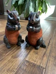Michael Carr Designs 2 Chipmunk Outdoor Statues. Fixed Price $25.00.