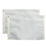 Flagpark Solid White 12X18 Inch Pack Pure Nylon Heavy Duty Outdoor. Fixed Price $26.98.