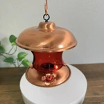 Woodlink Coppertop Hummingbird Feeder - Ruby Glass & Brushed. Fixed Price $33.00.