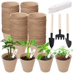 3 Peat Pots Seedling Plant Starters Bulk 100 Pack Bio.... Fixed Price $30.66.