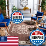 Safavieh Courtyard Collection 8 X 11 Chocolate Natural CY2914 Indoor/ Outdoor. Fixed Price $223.27.