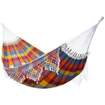Vivere Authentic Brazilian Cotton Hammock, Outdoor Hanging Daybed, Carnival. Fixed Price $74.99.