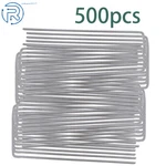 500 Pack 6" 11 Gauge Garden Stakes Galvanized Landscape Sod Staples U-pin. Fixed Price $35.29.