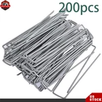200 Pack 6" 11 Gauge Landscape Staples Garden Stakes Galvanized Sod. Fixed Price $20.29.