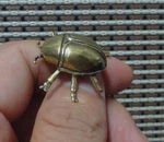 Solid Brass Mini Ladybug Figurine Vintage Style Insect Statue For Garden Deco. Fixed Price $15.52.