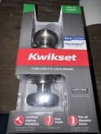 Kwikset Signature Series Satin Nickel Hall & Closet Door Knob New Box. Fixed Price $12.00.