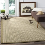 Safavieh Power Loomed Natural Fiber Collection Green Area Rugs - NF442A. Fixed Price $277.00.