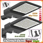 300W Parking Lot Light Replace 1000W Halide-led Shoebox With Photocell. Fixed Price $107.01.