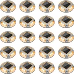 Volisun Solar Deck Lights Driveway Dock , 20-PACK Led IP67 (white Or Warm White). Fixed Price $134.88.